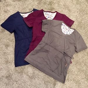 3 Koi Katelyn Scrub Tops